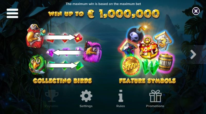 Pirots max win up to 1,000,000